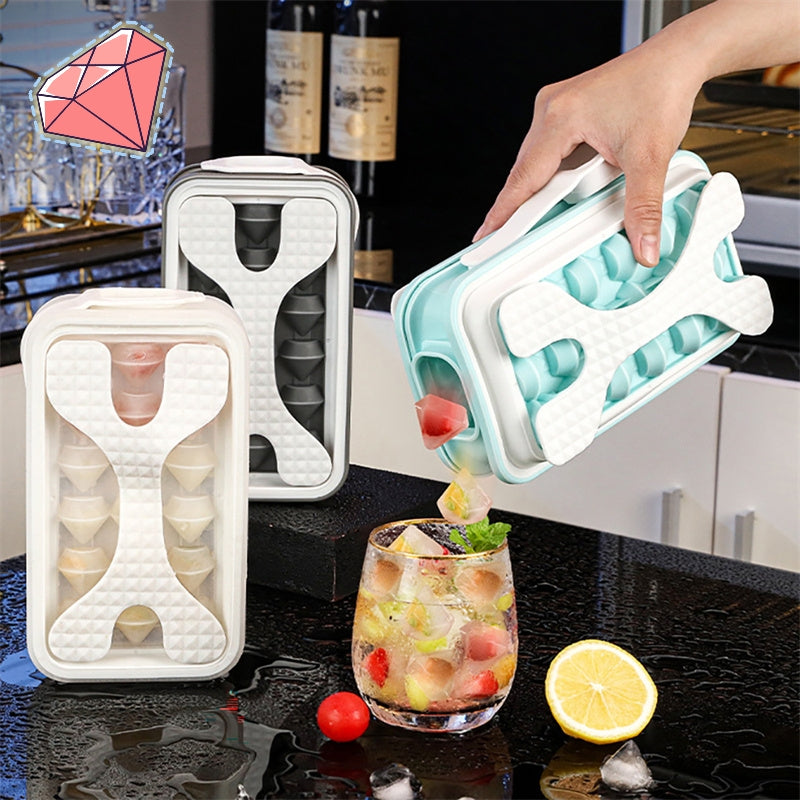 2in1 Portable Silicone Ice Ball Mold & Water Bottle