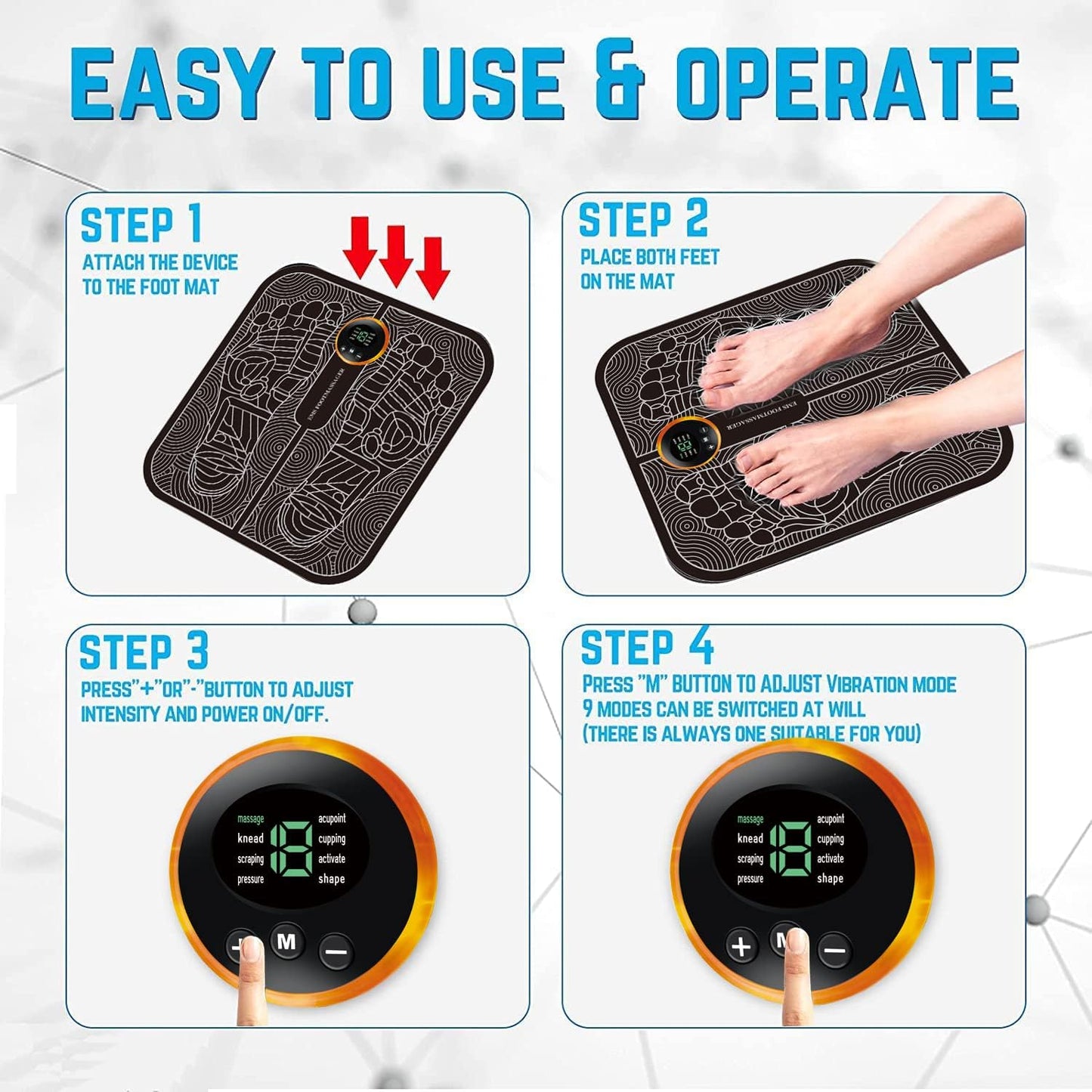 Chigaro - EMS Foot Massager Pad