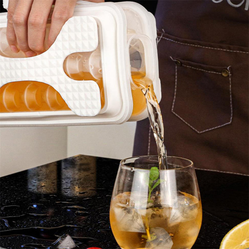 2in1 Portable Silicone Ice Ball Mold & Water Bottle