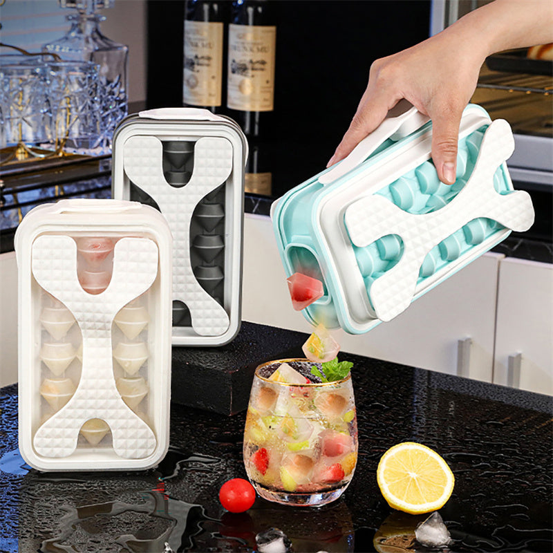 2in1 Portable Silicone Ice Ball Mold & Water Bottle