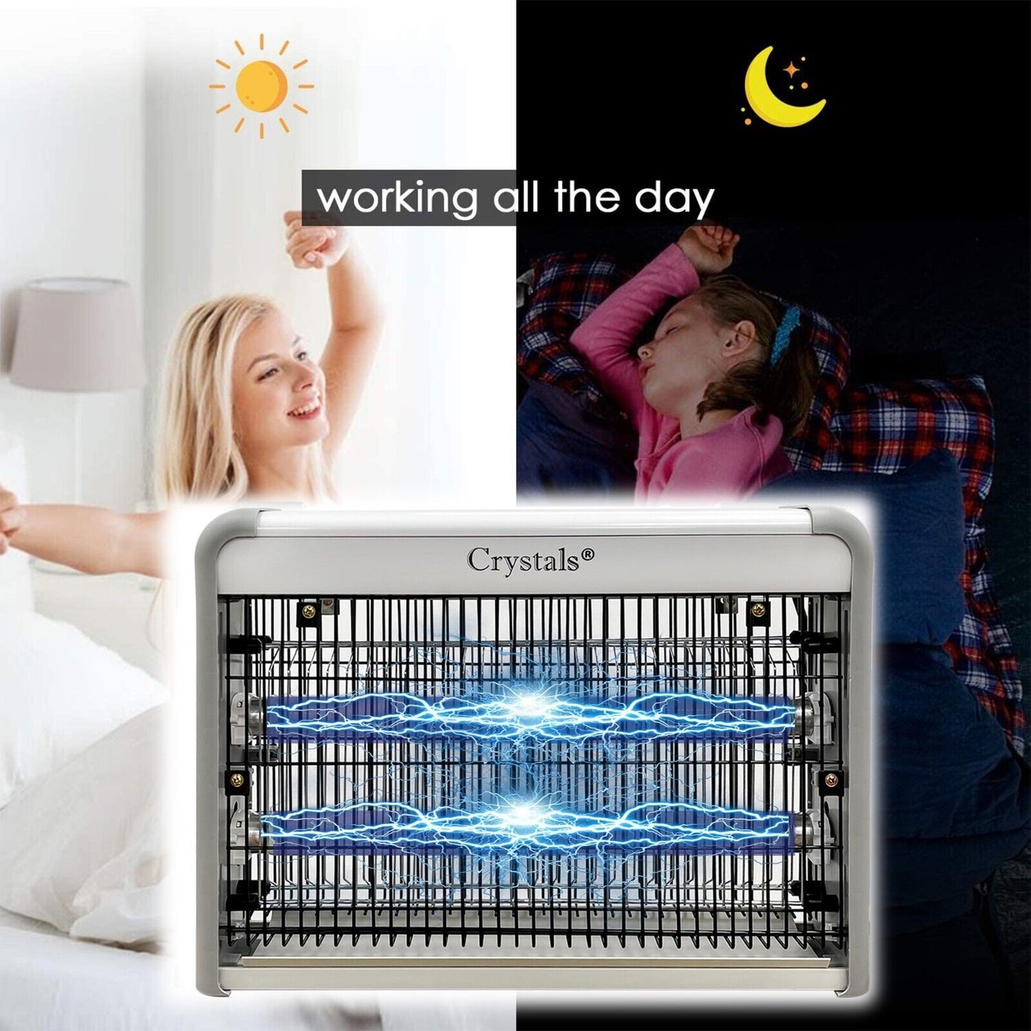 20W Electric Bug Zapper by Crystals