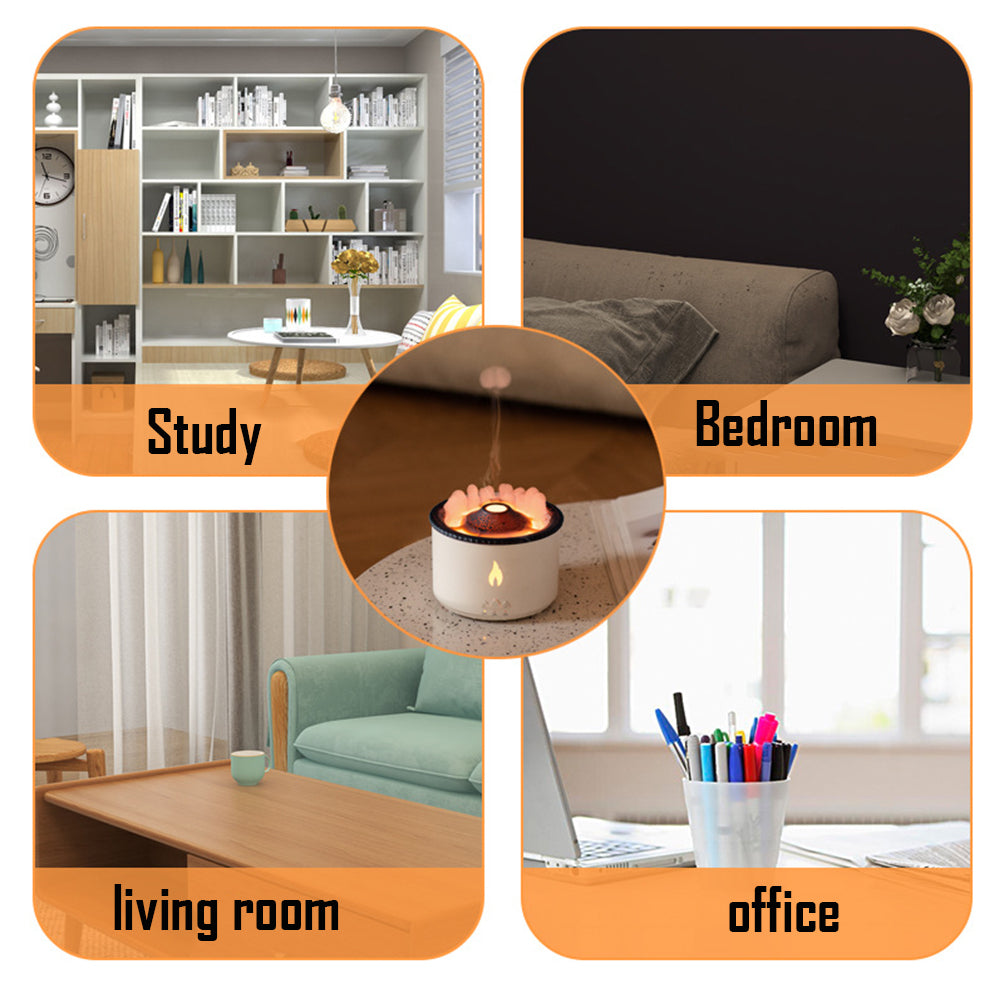 Creative Air Flame Humidifier Diffuser