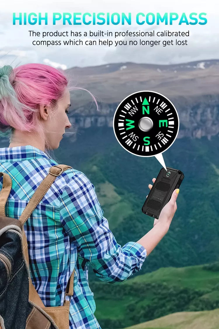 50000mAh Power Bank with Solar charger