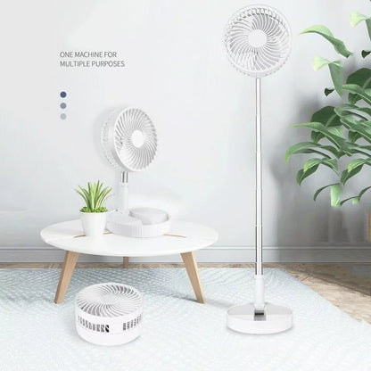 Foldaway Cordless Telescopic Cooling Fan