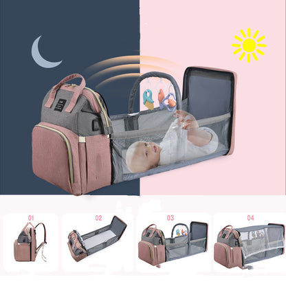 New Mummy's Large Baby Crib Backpack with Milk Insulation