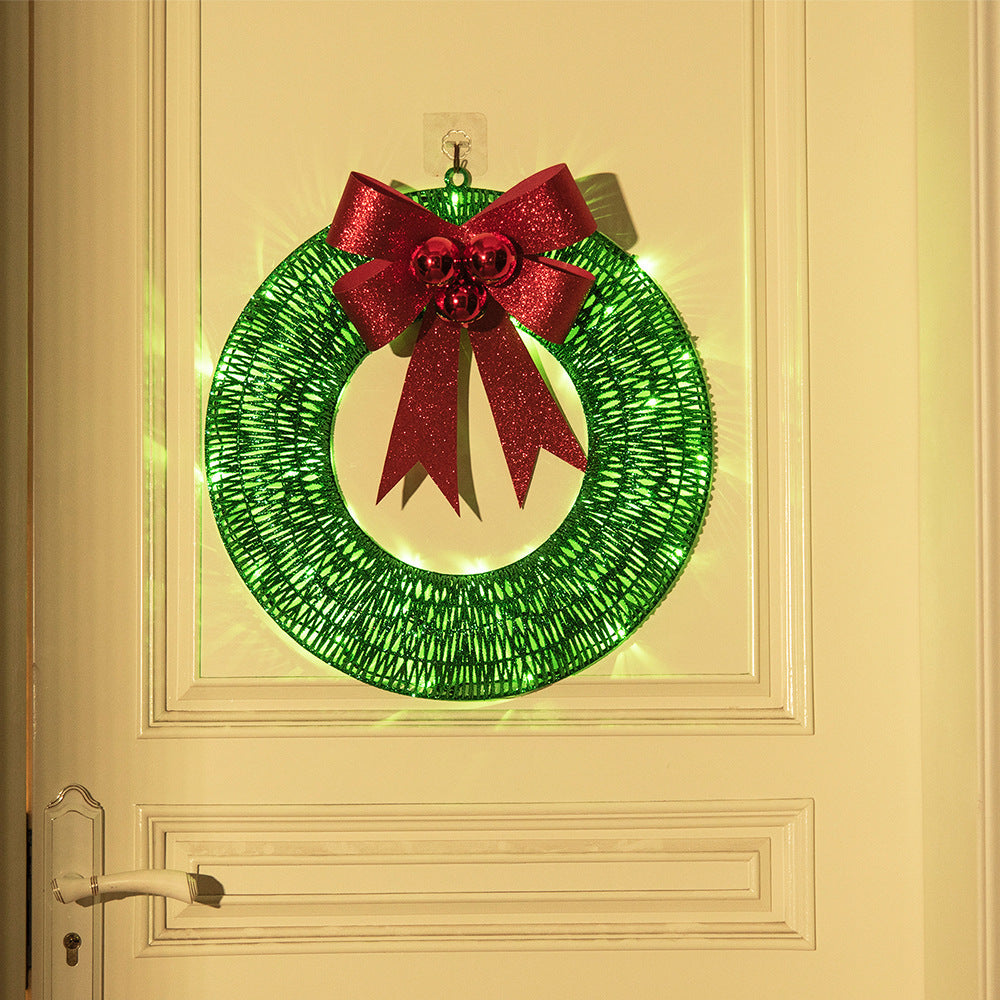 Handcrafted 50cm LED Christmas Wreath