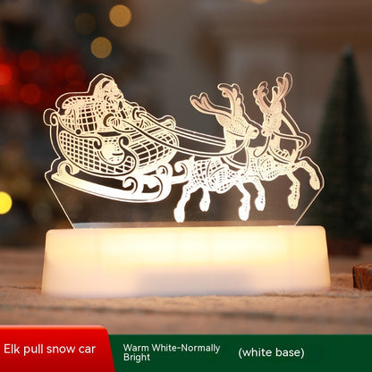 Festive Glow: 3D Lamp Acrylic LED Night Lights