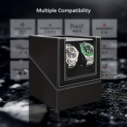 Quiet Dual Watch Winder for Automatic Watches