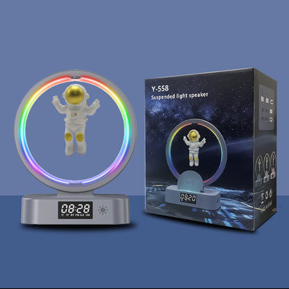 Magnetic Levitation Astronaut Bluetooth Speaker Clock