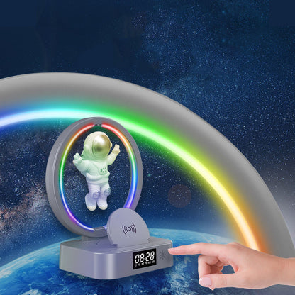 Magnetic Levitation Astronaut Bluetooth Speaker Clock