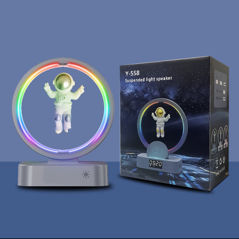 Magnetic Levitation Astronaut Bluetooth Speaker Clock