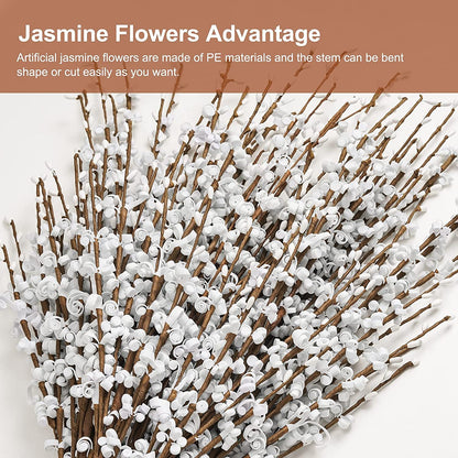Long Stem Artificial Jasmine Flowers