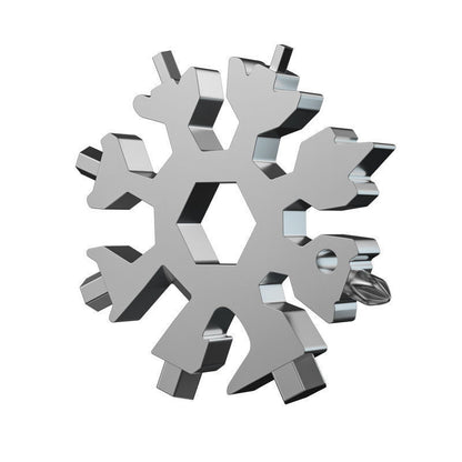 Portable 18 in 1 Snowflake Wrench Stainless Steel
