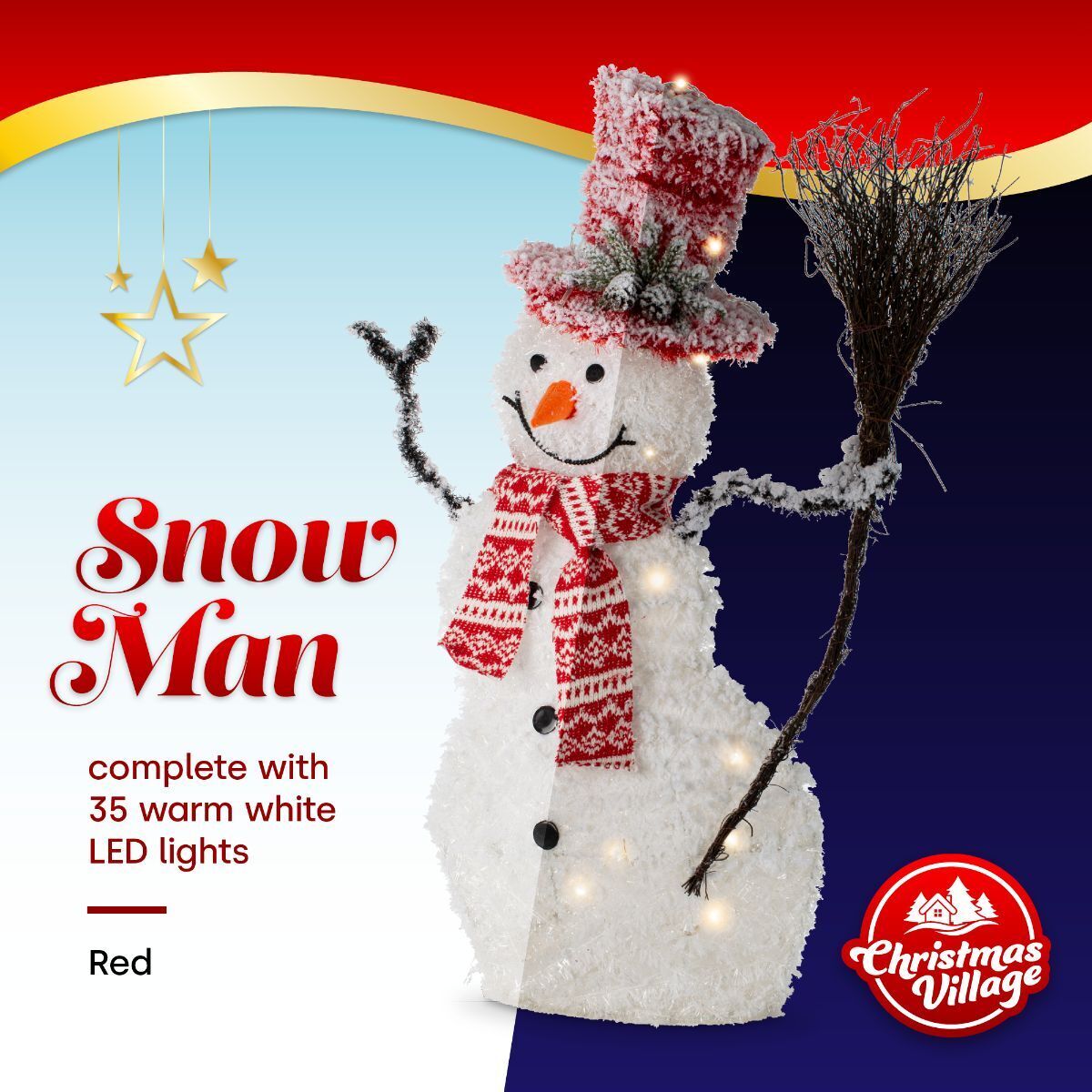 LED Christmas Snowman 85cm