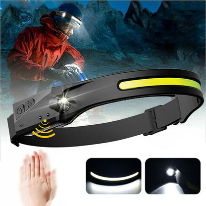 USB Rechargeable Headlight Torch